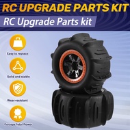 4PCS Upgrade Sand Snow Tire Wheels for 1/10 104009 104001 9125 RC Truck Car Accessories Parts
