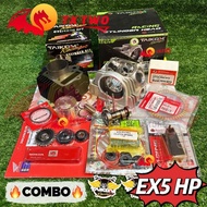 Combo EX5 HP Head Block Spec 53mm 56mm with Head RACING valve Steel and cam RACING S4, CDI no cut an