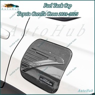 Toyota Corolla Cross 2021-2025 Carbon Fiber Car Fuel Tank Cap Automobile Exterior Accessories