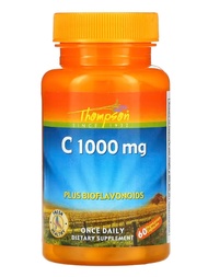 วิตามินซี Vitamin C 1000 mg. Thompson Capsules