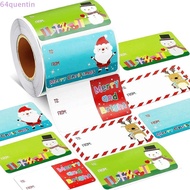 QUENTIN Christmas Adhesive Label, Seal Labels Snowman Stickers Sealing Gift Sticker, Fun 2inch 500pcs/Roll Birthday