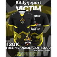 Victim gaming / eSport Jersey Jersey - Black Yellow 2020 2021