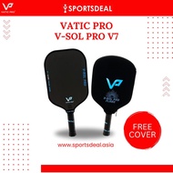 Vatic Pro V-Sol Pro V7 16mm Pickleball Paddle (Includes Free Paddle Cover)