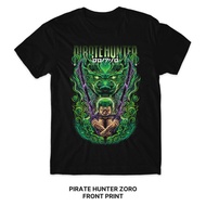 Pirate Hunter Zoro| One Piece Series T-Shirt (Singapore 3-5 Days Delivery) Front Print Crafter Tee A