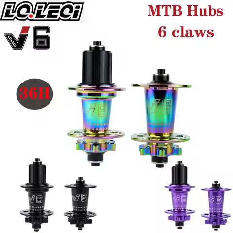 LQLEQI Mtb Hub 36 Hole Bearing Mountain Bike Freehub Rear Hub 36H Noise Cube Bike Bushing 12 11 10 9