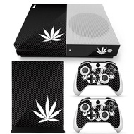 New style Green leaf China OEM / ODM Vinyl Skin Sticker for Xbox One S for Xbox One S Console Skin Sticker TN-XboxOneS-0197 new design