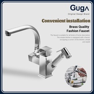 GUGA Kitchen Sink 304 Stainless Steel Black Sink Thickness 3.0MM Household High-end Sink Single Sink