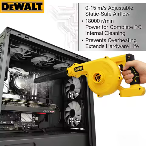 Dewalt Cordless Brush Leaf Blower Vacuum 2 in 1, Air Blower and Vacuum for Dewalt Battery
