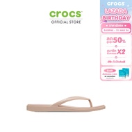 CROCS รองเท้าแตะผู้หญิง MIAMI FLIP รุ่น 211435-7AF - PINK CARAMEL