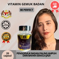 BE PERFECT SUPLEMEN TAMBAH BERAT BADAN 20 CAPSUL BE PERFECT PENGGEMUK BE PERFECT VITAMIN GEMUK BANTU