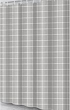 Bath Partition Curtain, Decorative Herringbone Print, Easy Care Fabric, Hotel Shower Curtain, Suitab