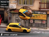 Honda Civic SPOON Street Weapon EG6 SW SH 1/64 Mô Hình Xe Hơi Bằng Nhựa Cho Người Lớn Và Trẻ Em