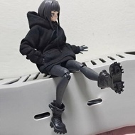 ximitoy 1/12 Scale Female Black Boots Model for 6'' Figure O59X
