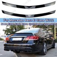 ABS Plastic Rear Trunk Lid Ducktail Lip Spoiler Wings For Mercedes Benz E CLASS W212 E200 E220 E250 