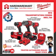 Milwaukee M18 Automotive Mega Combo / M18 Transportation Combo / 5 In 1 Impact Wrench Mega Combo / Milwaukee M18 Combo