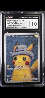 CGC 10 Gem Mint 梵高比卡超 CGC10 085 Black Star Promos card