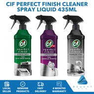 Cif Perfect Finish Cleaner Spray 435ml - Stainless Steel, Oven & Grill
