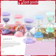 WIN 3 5 15 30 Minutes Hourglass Sand Clock Timer for Game Classroom Home Office Kid
