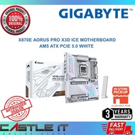 Gigabyte X870E AORUS PRO X3D ICE Motherboard AM5 ATX PCIe 5.0 White MB-GA-X870E-AORUS-PRO-X3D-ICE