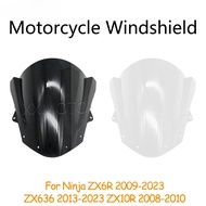 For Kawasaki Ninja ZX6R ZX636 ZX10R ZX-6R ZX-636 ZX-10R ZX 6R 10R Motorcycle Windshield Windscreen D