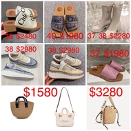 清貨💜Chloe Betty boot / sneakers/ 拖鞋 Size 37 38 / crossbody bag 💰1580 - 3280
