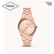 Fossil Scarlette Rose Gold Stainless Steel Watch ES5258