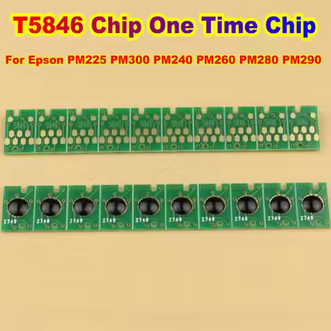 T5846 Chip One Time Use Disposable Printer Chips for Epson PM200 PM240 PM260 PM280 PM290 PM225 PM300