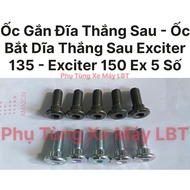 Rear Brake Disc Mounting Screw - Rear Brake Disc Mounting Screw for Exciter 135 - Exciter 150 Ex 5 N