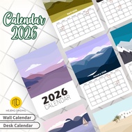 2026 Mountain Motif Calendar 2026 Mountain Motif Calendar/ 2026 Desk Calendar/ 2026 Wall Calendar/ A