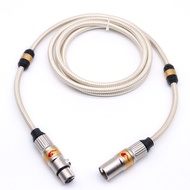 GOLLEY LION สายไมโครโฟน XLR ตัวผู้เป็นตัวเมียเข้ากันได้กับไมโครโฟนBehringerระบบลำโพง