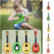 HOTOMI Adjustable String Knob Simulation Ukulele Toy Cartoon Fruit 4 Strings Small Guitar Toy Fashion Classical Musical Instrument Toy Children Toys