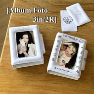 3 Inch Photo Card/2R 32 Slots Kpop Binder Card Holder Idol Postcard Lomo Card Photo Album Collector 