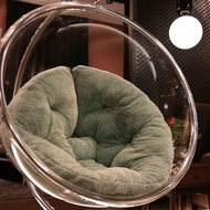 💘&amp;Single Hanging Basket round Cushion Fabric Glider Cushion Swing Bird's Nest Cradle Universal Thickened Double plus-Siz