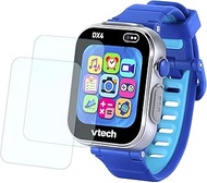 xcivi 2 Pack Tempered Glass Screen Protector Only Compatible with VTech KidiZoom Smartwatch DX4, Scr