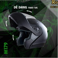 MŨ BẢO HIỂM FULLFACE LẬT CẰM 2 KÍNH CHÍNH HÃNG ROYAL M179