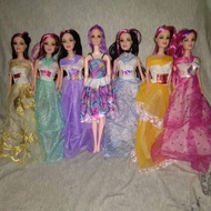 7 angels made of quality rubber, bonus shoes, bonus comb with berbi