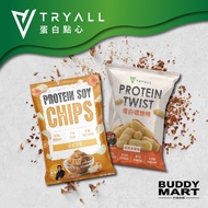 [Taiwan Tryall] Mouth-Shabu Protein Crispy Spiral Roll Twist Snack Snacks Potato Chips Buddy Mall