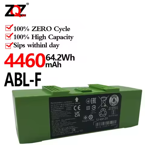 ABL-F 14.4V 4460mAh/62.4Wh Battery for iRobot Roomba e and i Series, i7 i7+ j7 j7+ 7150 7550 e5 e6 e