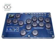 Fight Stick Game Controller Fight Stick Arcade Joystick Hot-Swap Controller Mini  Console for PC/Swi