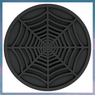 [hotkeystore.] Silicone Spider Web Coasters for Drinks - 6 Pack  Design Spider Drink Coasters, 4Inch