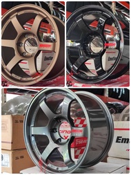 ล้อแม็กซ์ใหม่ TE37 suv (flow forming) 18/6H139 กว้าง9‘ ออฟ0  สีดำ/สีเทา/สีทอง (ราคาชุด4วง)