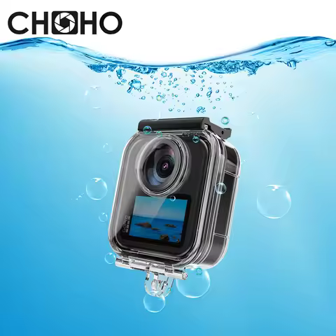 For Gopro Max 2 Accessories Case Waterproof Housing Diving 60M Protective Protector Mount Shell For 