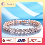 Goddess Accessories-Bracelet silver plated diamond creative silver plated diamond