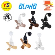 ALPHA Alkova Kona Corner Fan Wall Fan with Remote Control Ceiling Fan Designer Fan