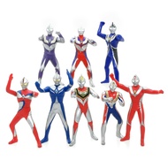 Pre Owned Bandai Ultraman Poses 6 inch Sofubi Vintage Toy Figure Tiga Gaia Cosmos Dyna Agul Rare