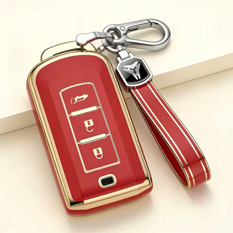 New Fashion TPU Car Key Fob Cover for Mitsubishi Outlander Lancer Eclipse Mirage Key Protective Case