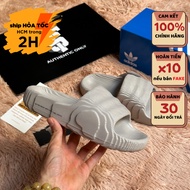 [GENUINE] ADIDAS ADILETTE 22 LIGHT BROWN HQ4670 Sneakers Full Box Tag Auth