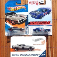 Hotwheels HW ID FLYING CUSTOM 67 PONTIAC FIREBIRD 400 2012 Yellow SILVER 2019 SATIN SILVER - CHEVY C