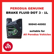(READY STOCK) PERODUA GENUINE BRAKE FLUID DOT 3 1L