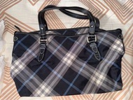 Burberry Blue Label 格紋手提包